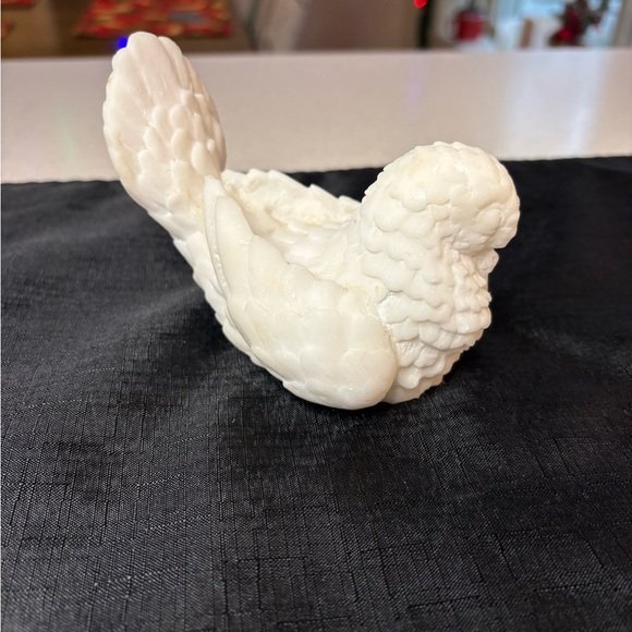 Vintage Italian Carved Alabaster Dove Figurine - Picture 2 of 6